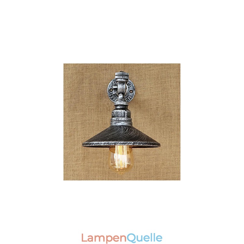 Rustikale Lodge Malerei Funktion für Ambient Light Wandleuchten Wandleuchte Silber