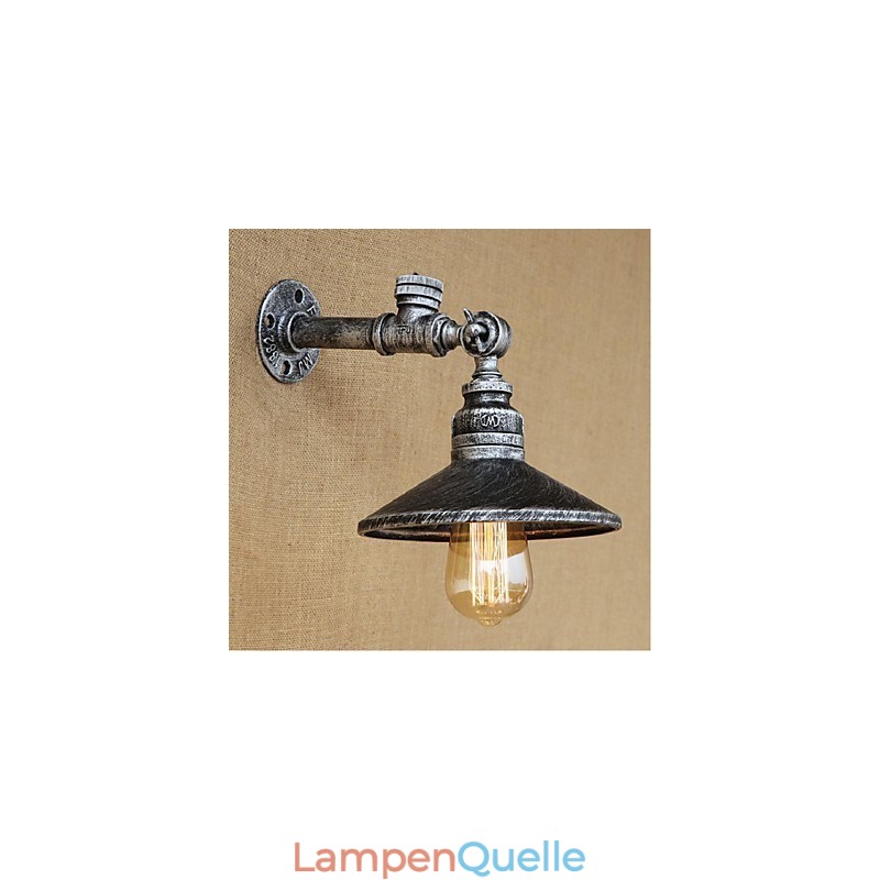 Rustikale Lodge Malerei Funktion für Ambient Light Wandleuchten Wandleuchte Silber