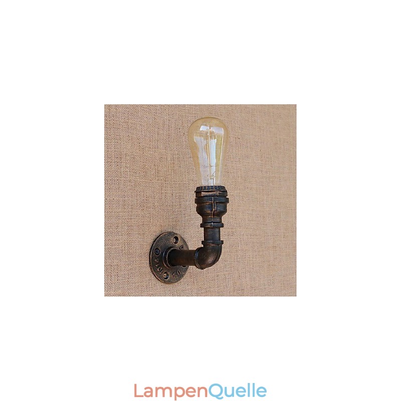 Nostalgie Einfache Wasserpfeife Dekorative Kleine Wandleuchte Wandleuchte