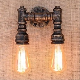Nostalgie Einfache Wasserpfeife Dekorative Kleine Wandleuchte Wandleuchte