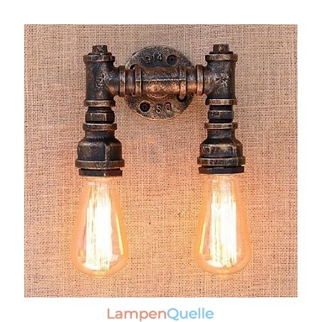 Nostalgie Einfache Wasserpfeife Dekorative Kleine Wandleuchte Wandleuchte