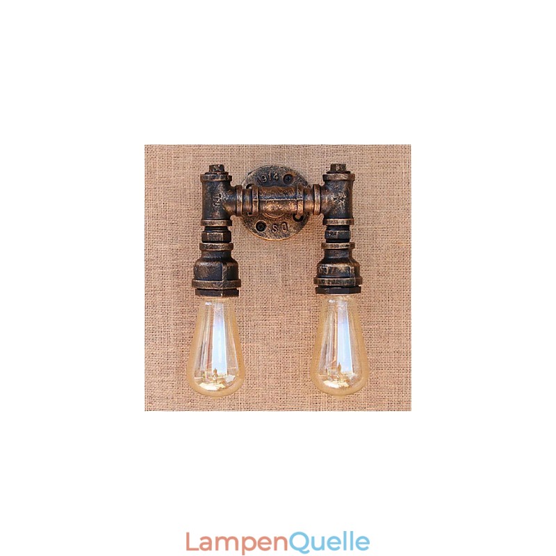 Nostalgie Einfache Wasserpfeife Dekorative Kleine Wandleuchte Wandleuchte