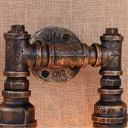 Nostalgie Einfache Wasserpfeife Dekorative Kleine Wandleuchte Wandleuchte