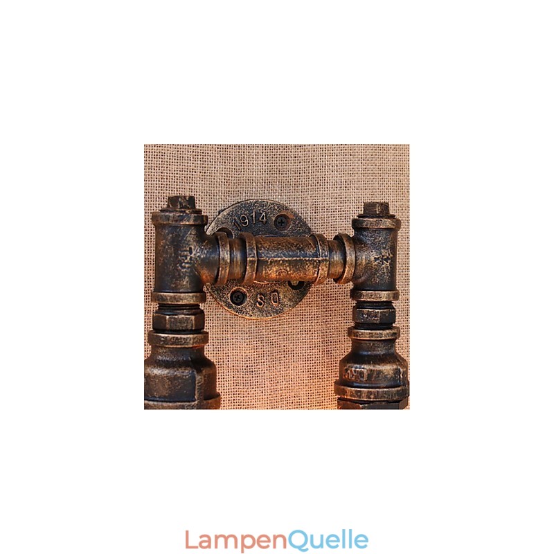 Nostalgie Einfache Wasserpfeife Dekorative Kleine Wandleuchte Wandleuchte