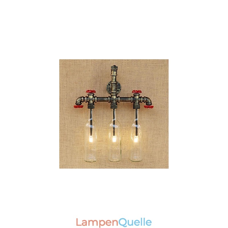 Retro Industrielle Windschalter Wasserflasche Wandlampe Wandleuchte