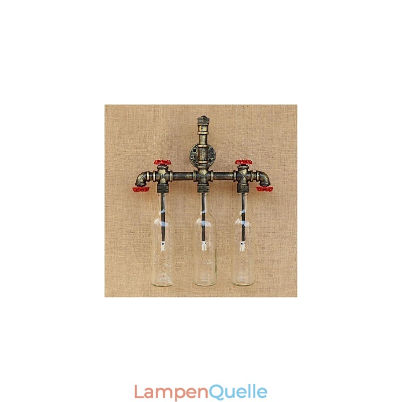 Retro Industrielle Windschalter Wasserflasche Wandlampe Wandleuchte