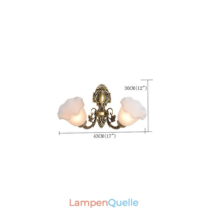 Country-Malerei-Funktion für Mini-Stil Uplight Wandleuchten Wandleuchte