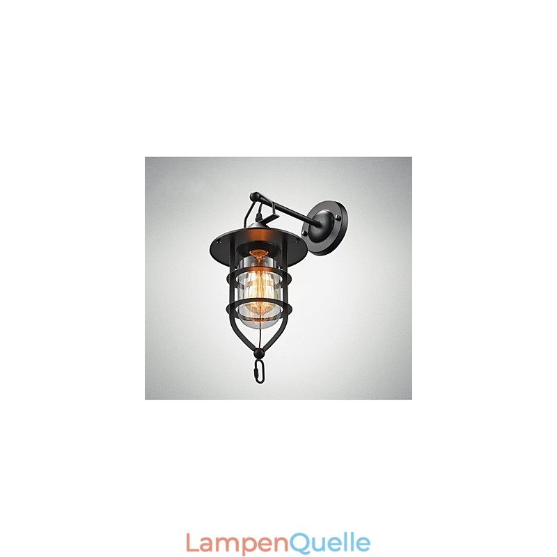 Europäischen stil wand lampe balkon gang außen lampe retro industriellen wind bar hof treppe