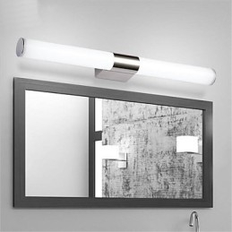 Hochwertige Spiegellampe Badezimmerleuchten 85 265V Edelstahl und Acryl Wandleuchten Make-up Beleuchtung