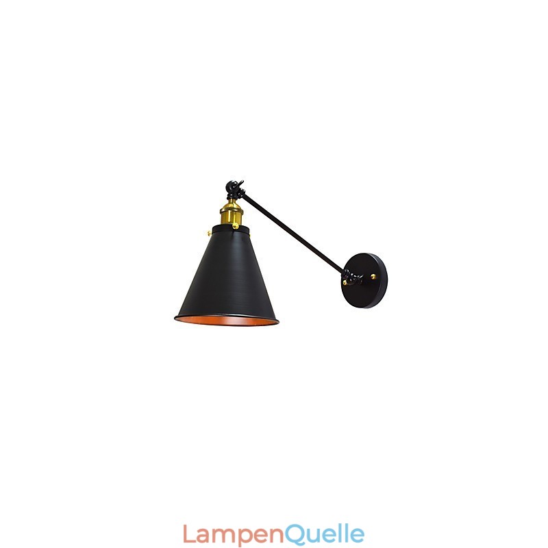 Buzz Paint Einzelwand Eisen Wandleuchte Dumme schwarze Lichtschwertlampe an der Wand