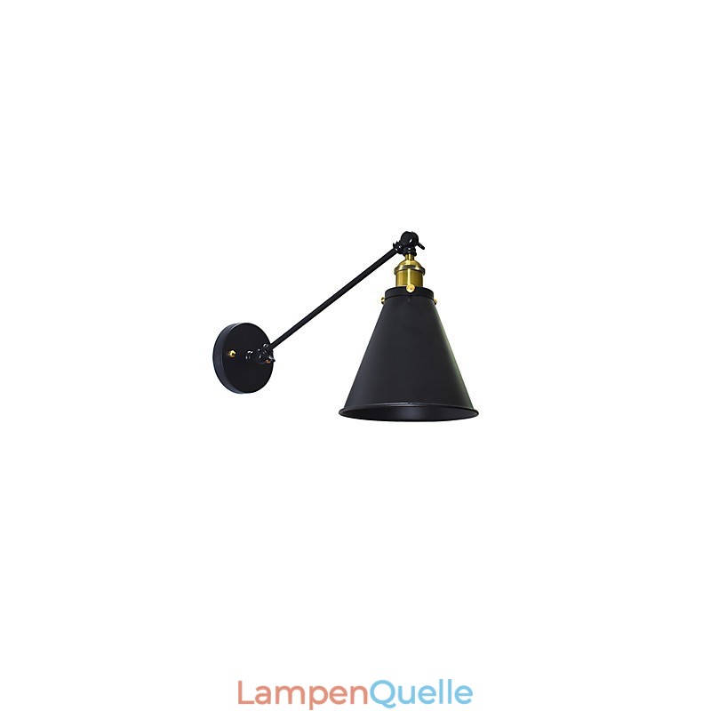 Buzz Paint Einzelwand Eisen Wandleuchte Dumme schwarze Lichtschwertlampe an der Wand