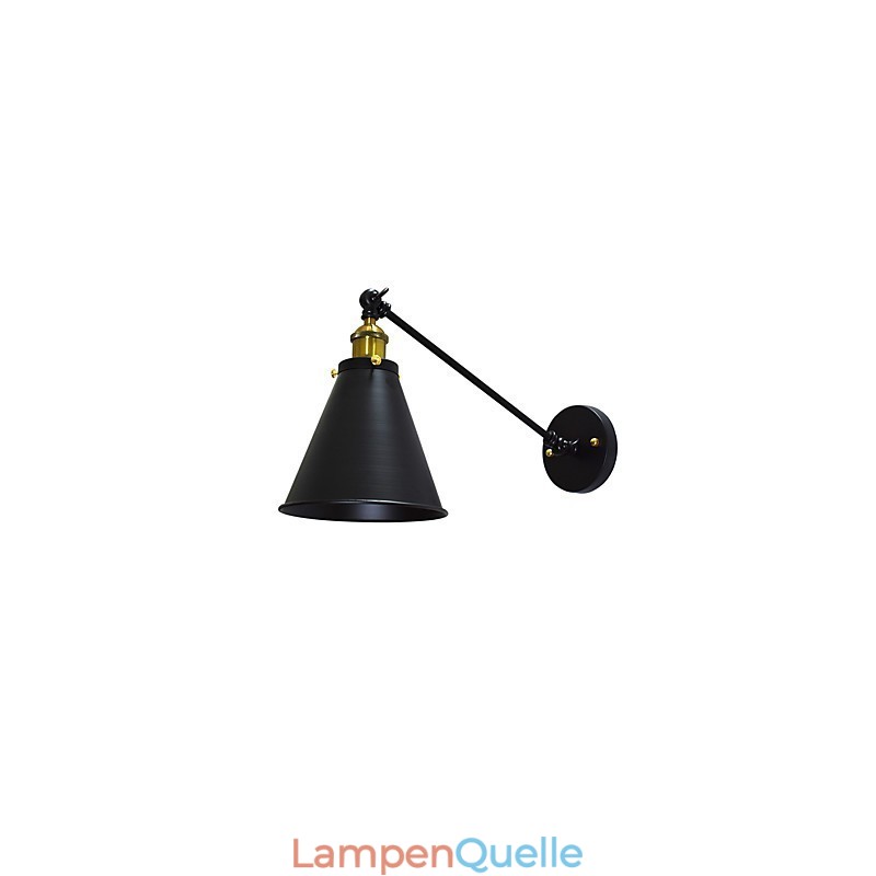 Buzz Paint Einzelwand Eisen Wandleuchte Dumme schwarze Lichtschwertlampe an der Wand