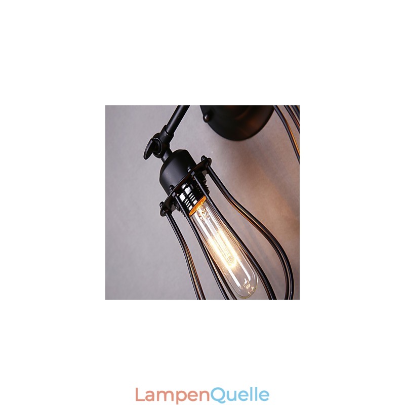 Traditionelle klassische rustikale Lodge Country-Malerei-Funktion für Swing Arm Ambient Light Wandleuchten Wandleuchte