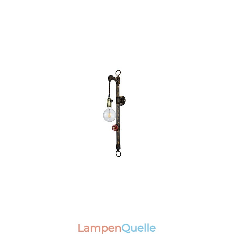 Wandleuchte Wandleuchten Wand Eisen Wandlampe dumm schwarz Lichtschwert Lampe an der Wand