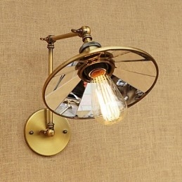 Rustikale Lodge Country Retro Galvanisierte Funktion für Mini-Stil Schwenkarm Umgebungslicht
