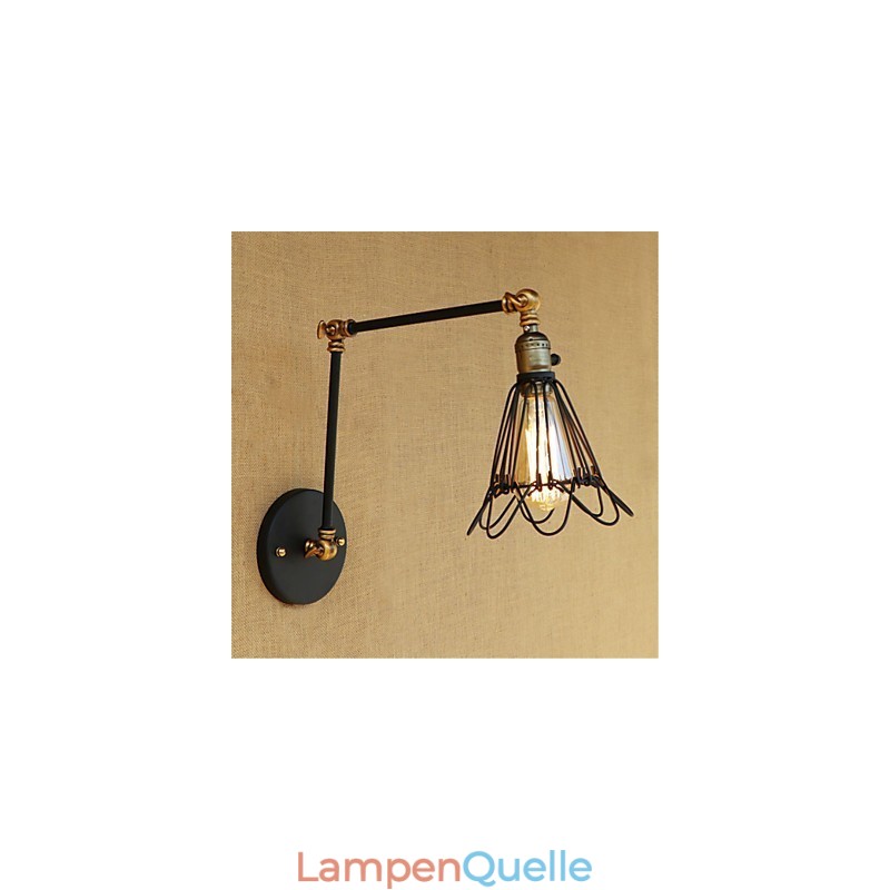Rustikale Lodge Country Retro Malerei Feature für Mini-Stil Swing Arm Ambient Light Swing