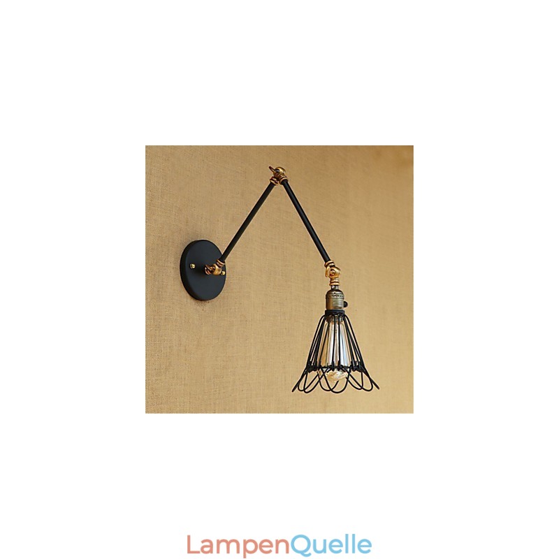 Rustikale Lodge Country Retro Malerei Feature für Mini-Stil Swing Arm Ambient Light Swing