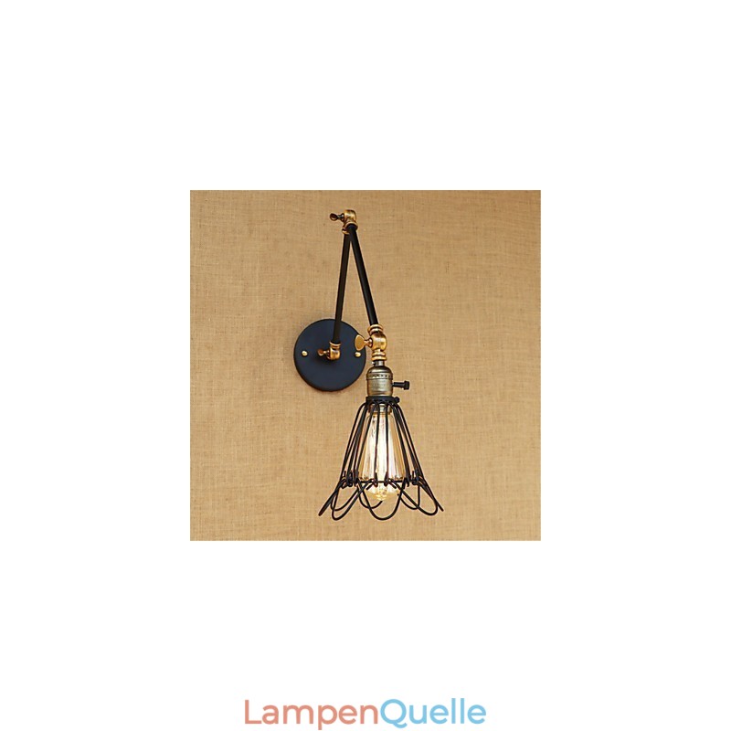 Rustikale Lodge Country Retro Malerei Feature für Mini-Stil Swing Arm Ambient Light Swing