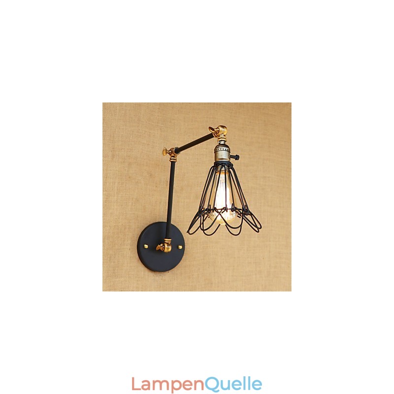 Rustikale Lodge Country Retro Malerei Feature für Mini-Stil Swing Arm Ambient Light Swing