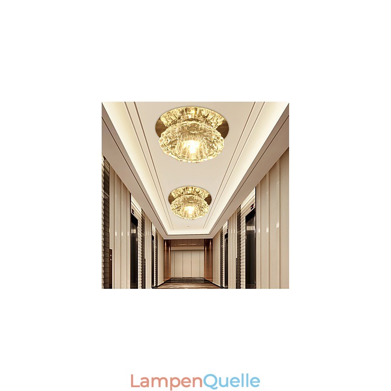 3W Energiesparende Moderne Deckenleuchte Kristall Deckenleuchte Downlight Lampe