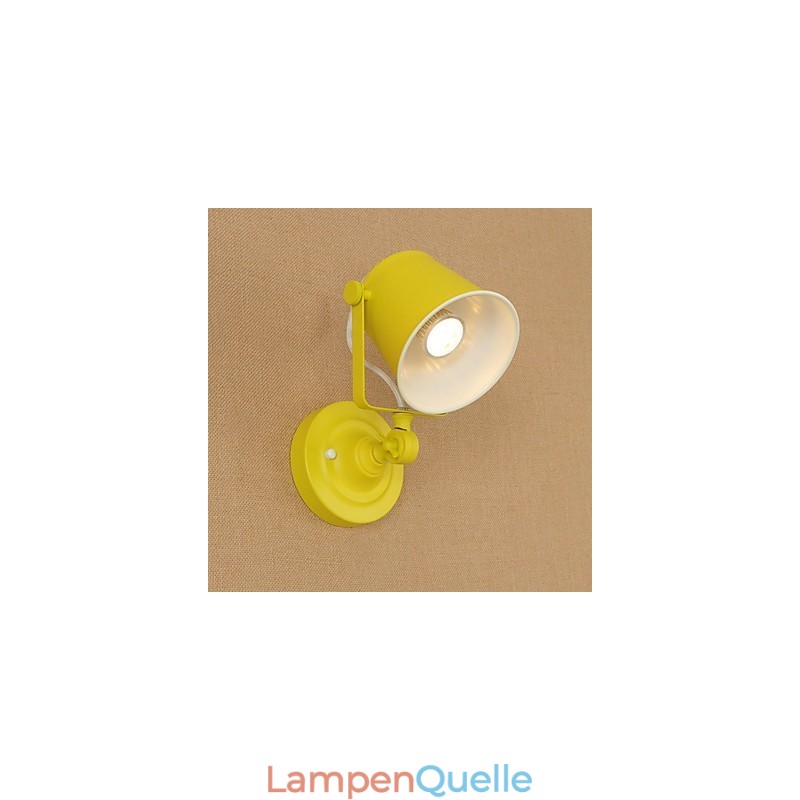Wandleuchte aus lackiertem Stahl, dumme schwarze amerikanische Kaffeedekoration, Retro-Wandleuchte, Lichtschwertlampe an der Wand