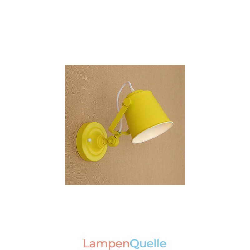 Wandleuchte aus lackiertem Stahl, dumme schwarze amerikanische Kaffeedekoration, Retro-Wandleuchte, Lichtschwertlampe an der Wand