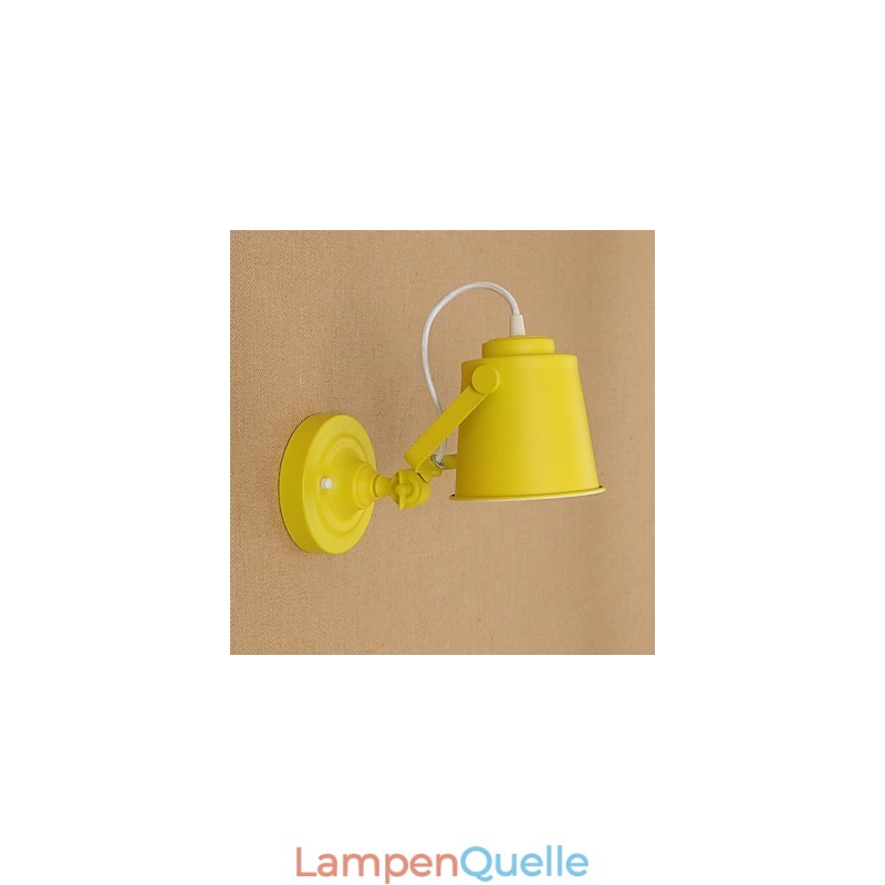 Wandleuchte aus lackiertem Stahl, dumme schwarze amerikanische Kaffeedekoration, Retro-Wandleuchte, Lichtschwertlampe an der Wand
