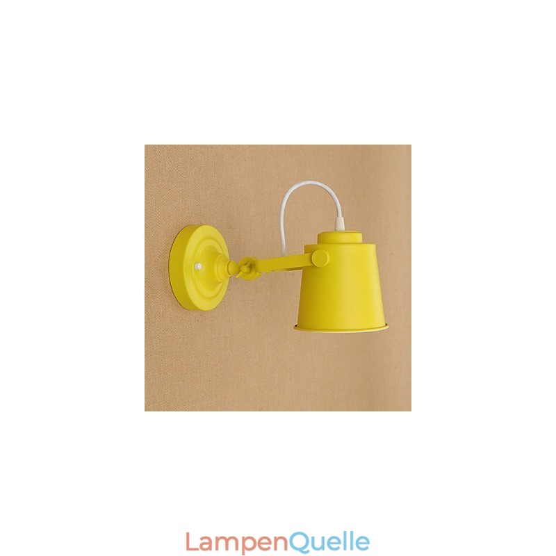 Wandleuchte aus lackiertem Stahl, dumme schwarze amerikanische Kaffeedekoration, Retro-Wandleuchte, Lichtschwertlampe an der Wand