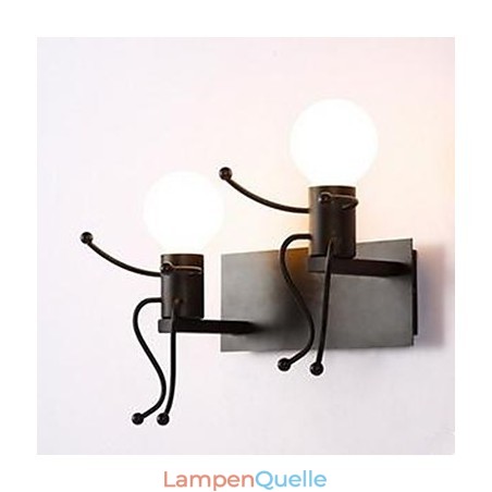 Amerikanischen Land Eisen Wand Lampe Kreative Schlafzimmer Nacht Wand Lampe Warme Gang Bösewicht Wand Lampe