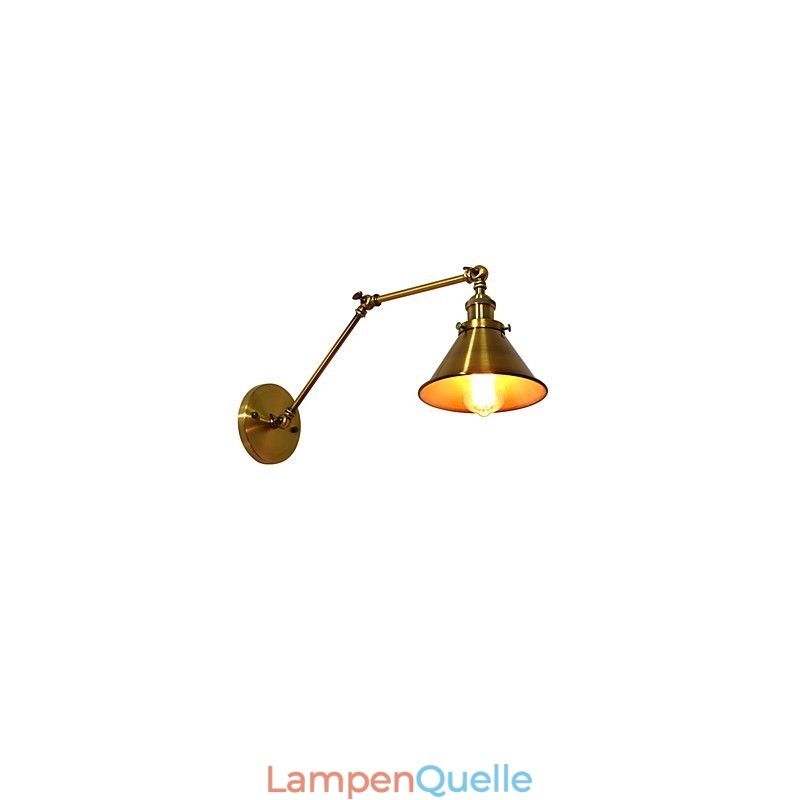 Wandleuchte Wandleuchten Wand Eisen Wandlampe dumm schwarz Lichtschwert Lampe an der Wand