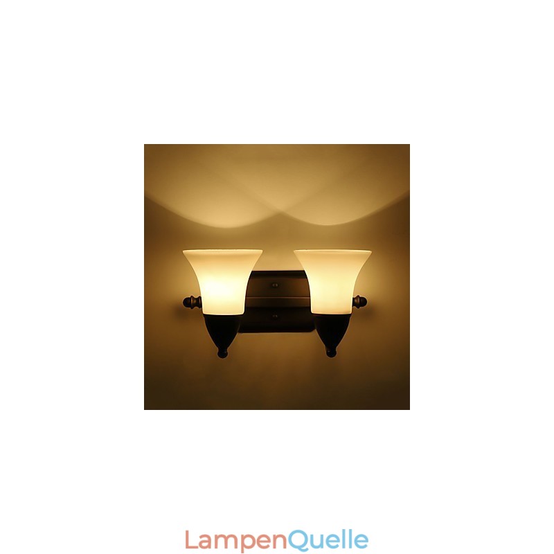 Rustic Lodge Wandleuchter mit schwarzem Oxid-Finish, Funktion zum Schutz der Augen, Umgebungslicht