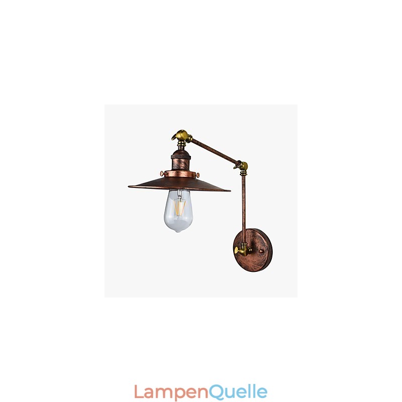 Wandleuchte Wandleuchter Wand Eisen Wandlampe Retro Vintage Moderne Gehobene Bar West Restaurant Coffee Shop