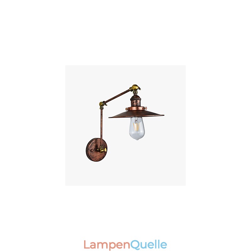 Wandleuchte Wandleuchter Wand Eisen Wandlampe Retro Vintage Moderne Gehobene Bar West Restaurant Coffee Shop