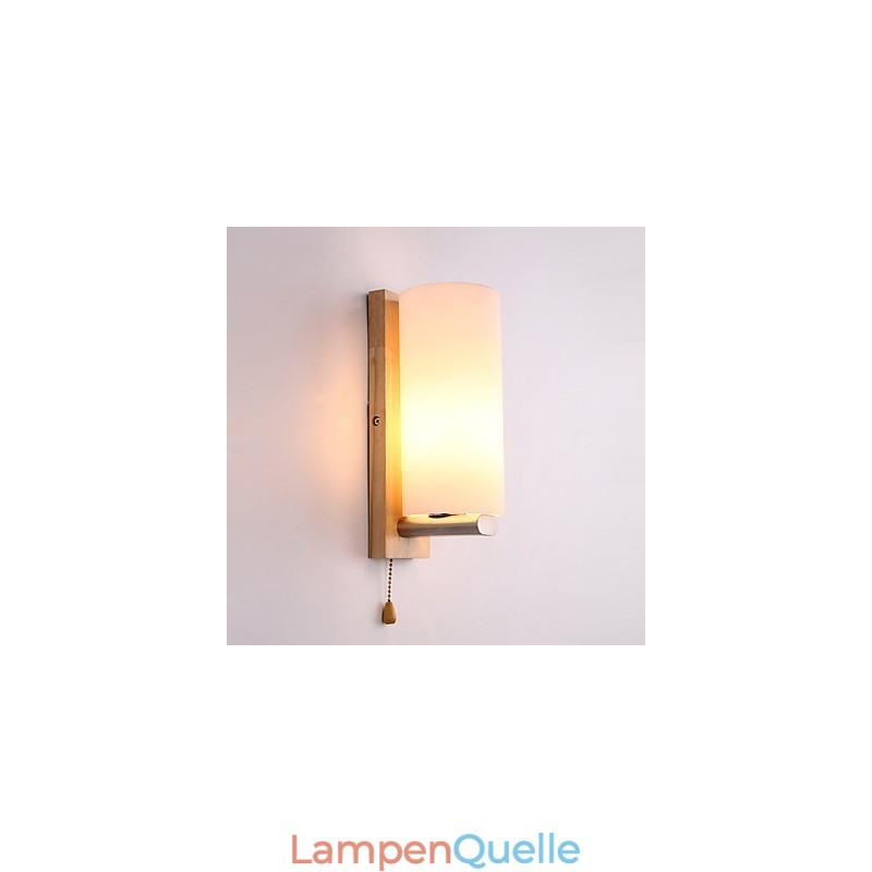 Neuartige ländliche Funktion für den Mini-Stil, Augenschutz, Umgebungslicht, Wandleuchten, Wandleuchte aus Holzscheit, Schlafzimmer, Nachttischlampe
