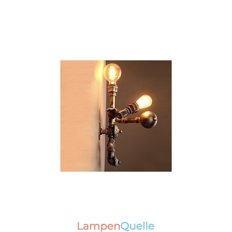Loft Wasserrohr Wandleuchten Retro Industriellen Stil Kreative Roboter Design Metall Restaurant Cafe Bars Stehtisch Wandleuchten