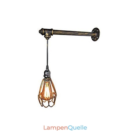 Loft vintage wandleuchte lampe restaurant cafe korridor bar Eisenkäfig wandleuchte industrie eisenrohr beleuchtung Loft vintage wandleuchte lampe restaurant cafe korridor bar Eisenkäfig wandleuchte industrie eisenrohr beleuchtung