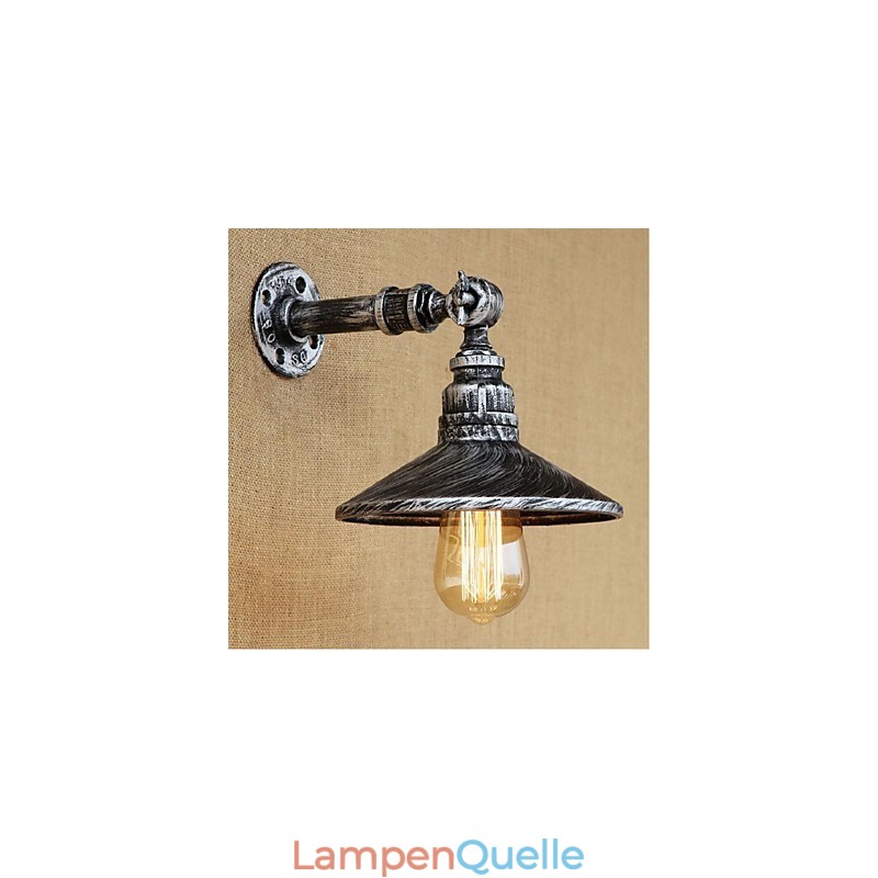 Industrieller Stil Nordische Wasserrohr Wandlampe Wandleuchte Silber