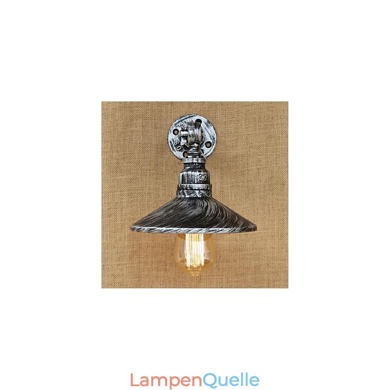 Industrieller Stil Nordische Wasserrohr Wandlampe Wandleuchte Silber