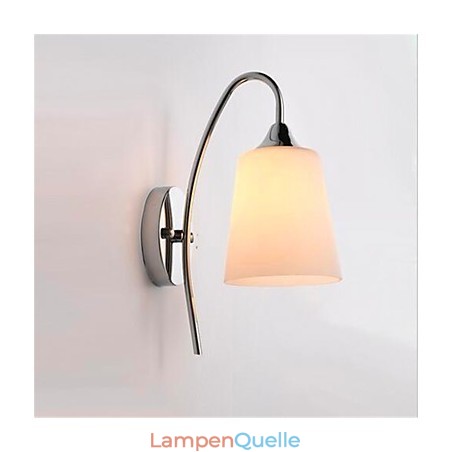 Moderne minimalistische Wandleuchte aus Glas für den Nachttisch im Hotelzimmer Moderne minimalistische Wandleuchte aus Glas für den Nachttisch im Hotelzimmer