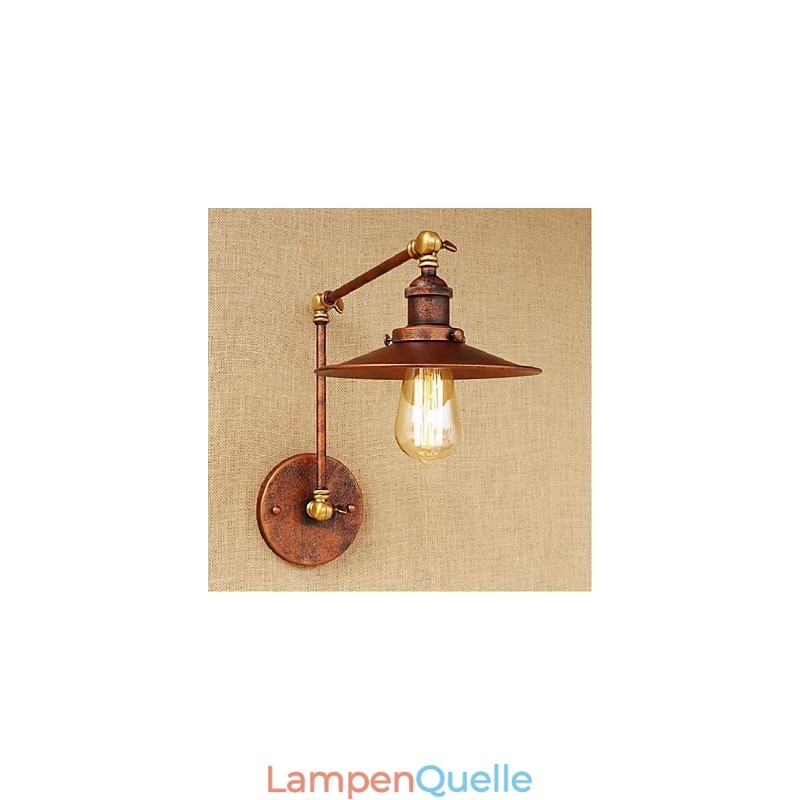 Langer Arm Halbrostig Industriell Retro Nostalgisch Versenkbare Klappwandleuchter Wandleuchte