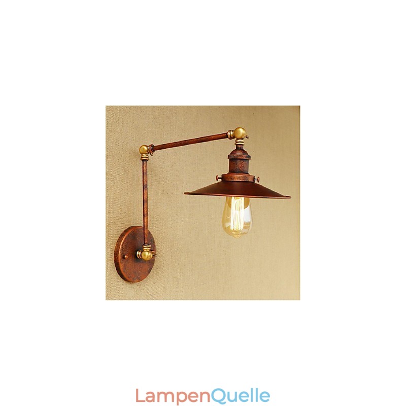 Langer Arm Halbrostig Industriell Retro Nostalgisch Versenkbare Klappwandleuchter Wandleuchte