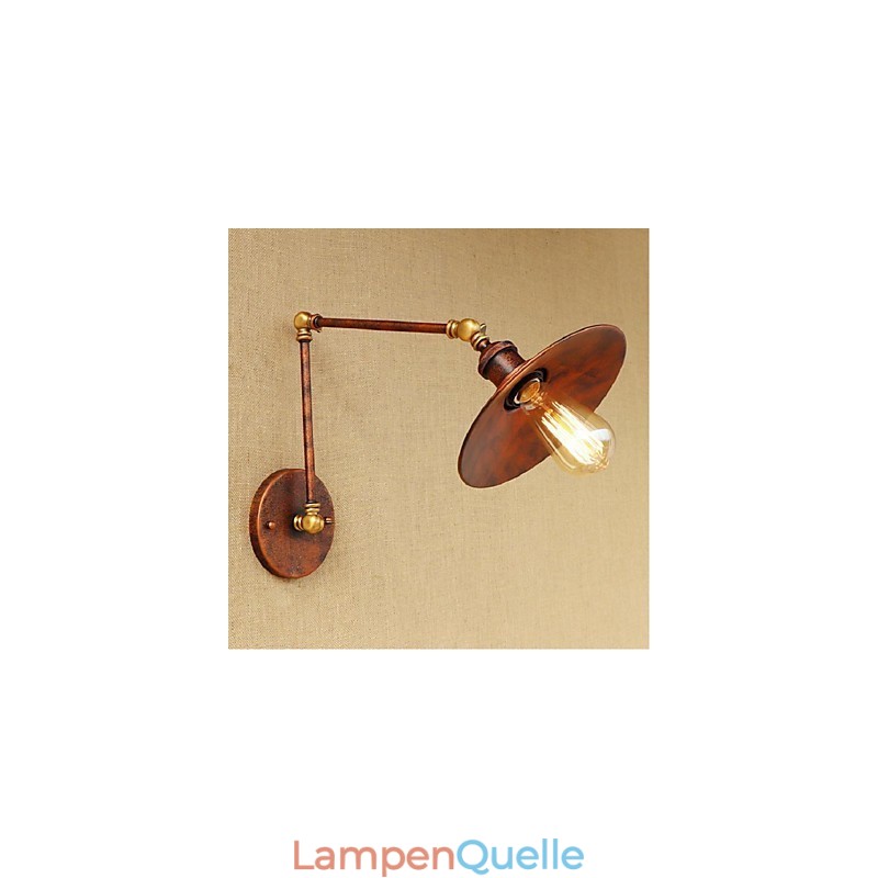 Langer Arm Halbrostig Industriell Retro Nostalgisch Versenkbare Klappwandleuchter Wandleuchte