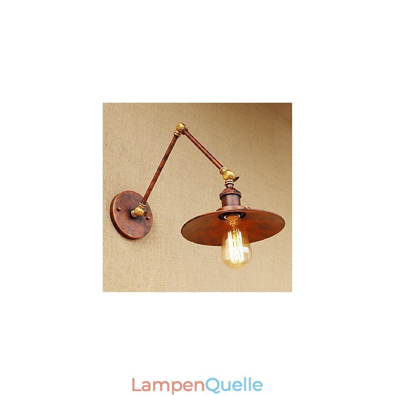 Langer Arm Halbrostig Industriell Retro Nostalgisch Versenkbare Klappwandleuchter Wandleuchte