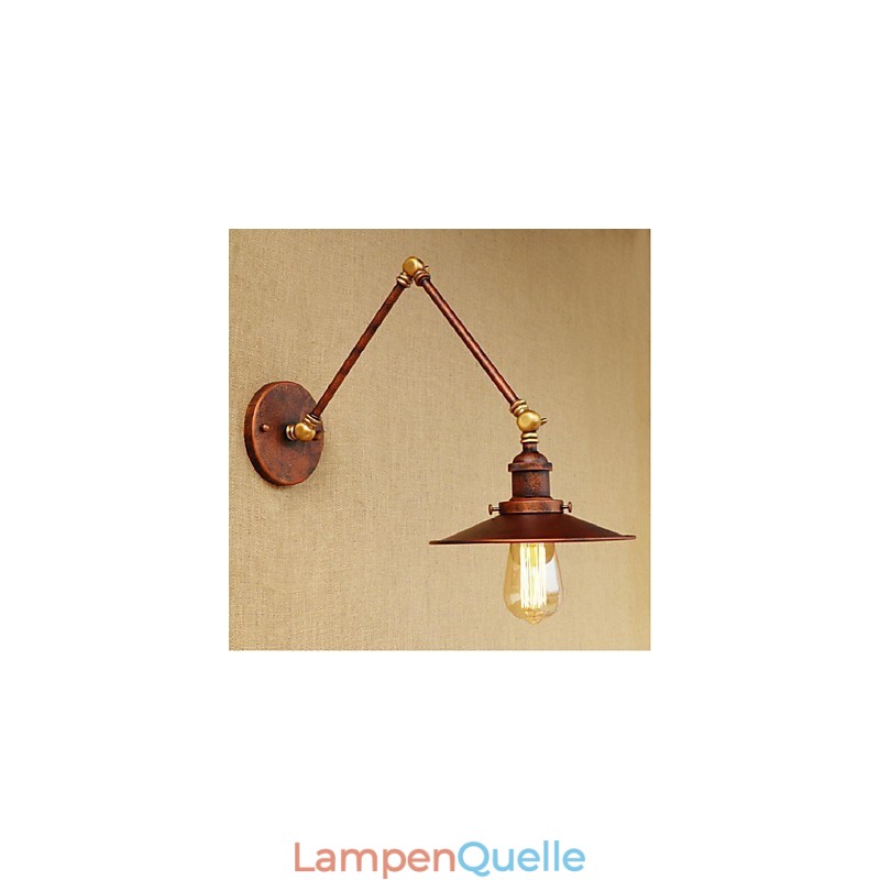 Langer Arm Halbrostig Industriell Retro Nostalgisch Versenkbare Klappwandleuchter Wandleuchte