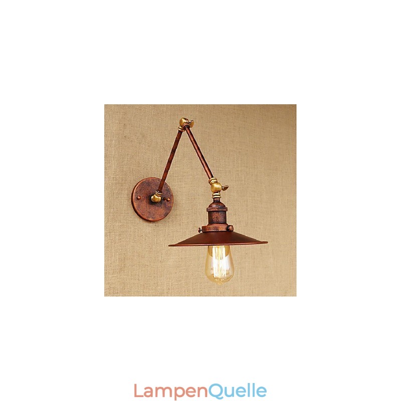 Langer Arm Halbrostig Industriell Retro Nostalgisch Versenkbare Klappwandleuchter Wandleuchte