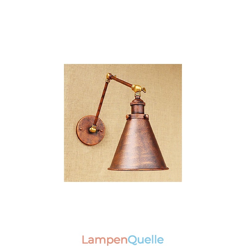 Lange arm Halb rost Retro Kreative Nostalgische Versenkbare Klapp Wandleuchten Wand Licht