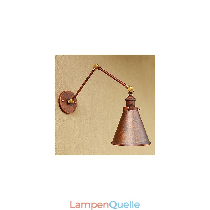Lange arm Halb rost Retro Kreative Nostalgische Versenkbare Klapp Wandleuchten Wand Licht
