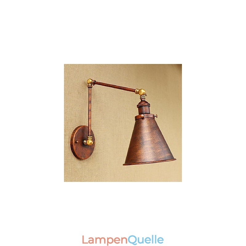 Lange arm Halb rost Retro Kreative Nostalgische Versenkbare Klapp Wandleuchten Wand Licht