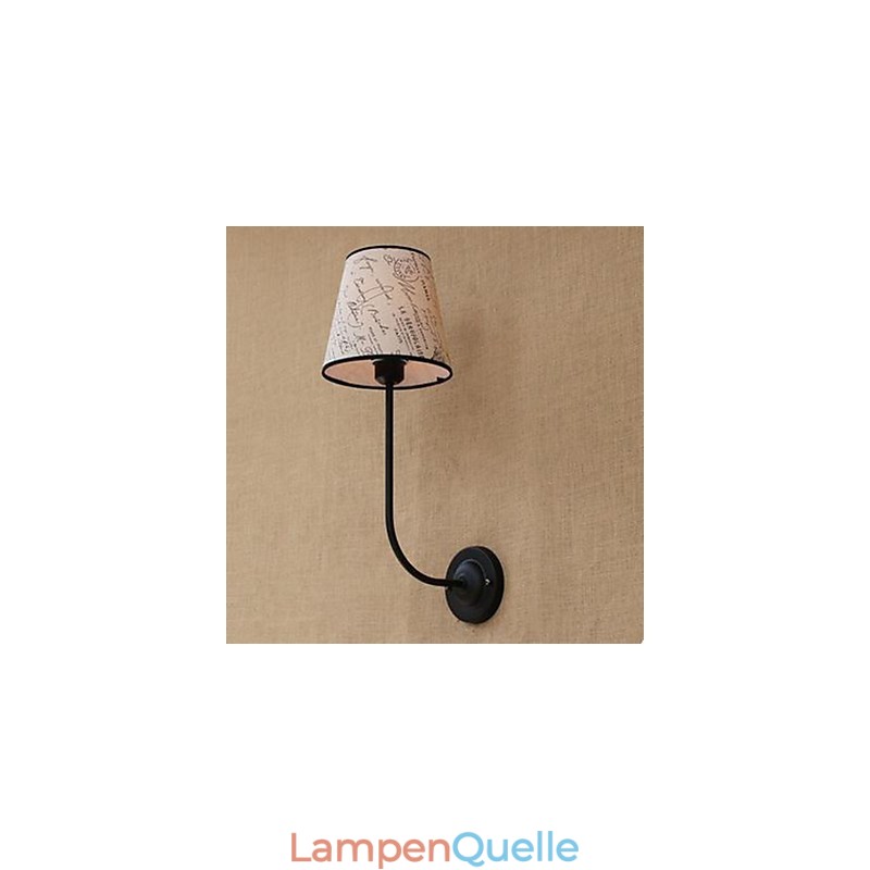 Moderne prägnante Mode Bar Restaurant nostalgische Frühstück Tuch Abdeckung Wandleuchte Schmiedeeisen Biegung