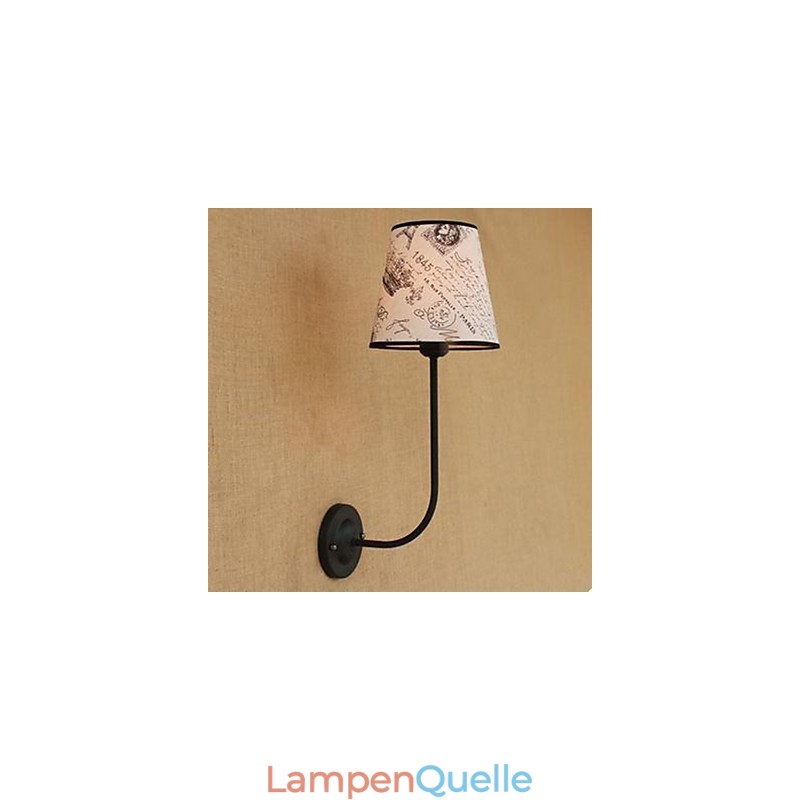 Moderne prägnante Mode Bar Restaurant nostalgische Frühstück Tuch Abdeckung Wandleuchte Schmiedeeisen Biegung